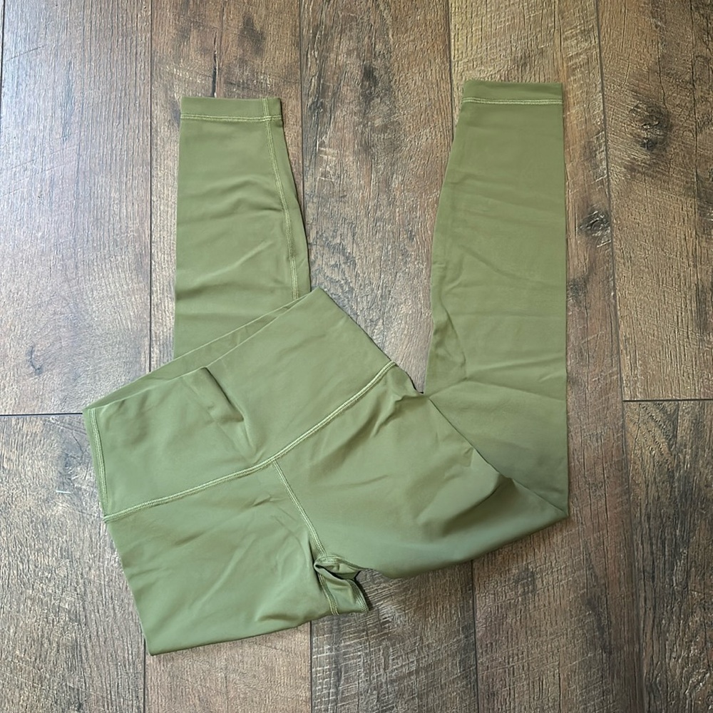 Lululemon Align Leggings 25” Size 6 Bronze Green